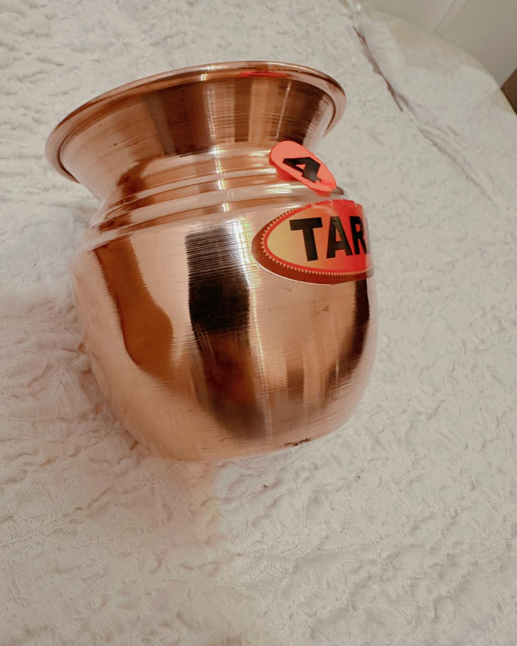 Mata Ka Lota Medium Size– Sacred Kalash for Puja and Navratri Rituals